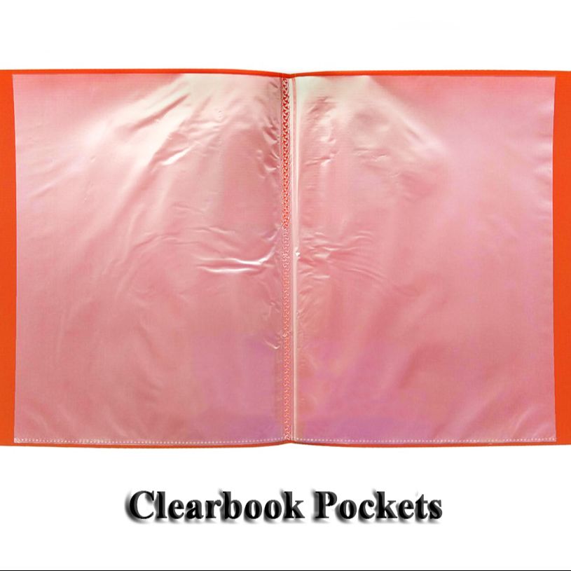 Midgo Non refillable  Display Book Long size / Pocket clearbook 10/20/30/40/60/80/100 pockets