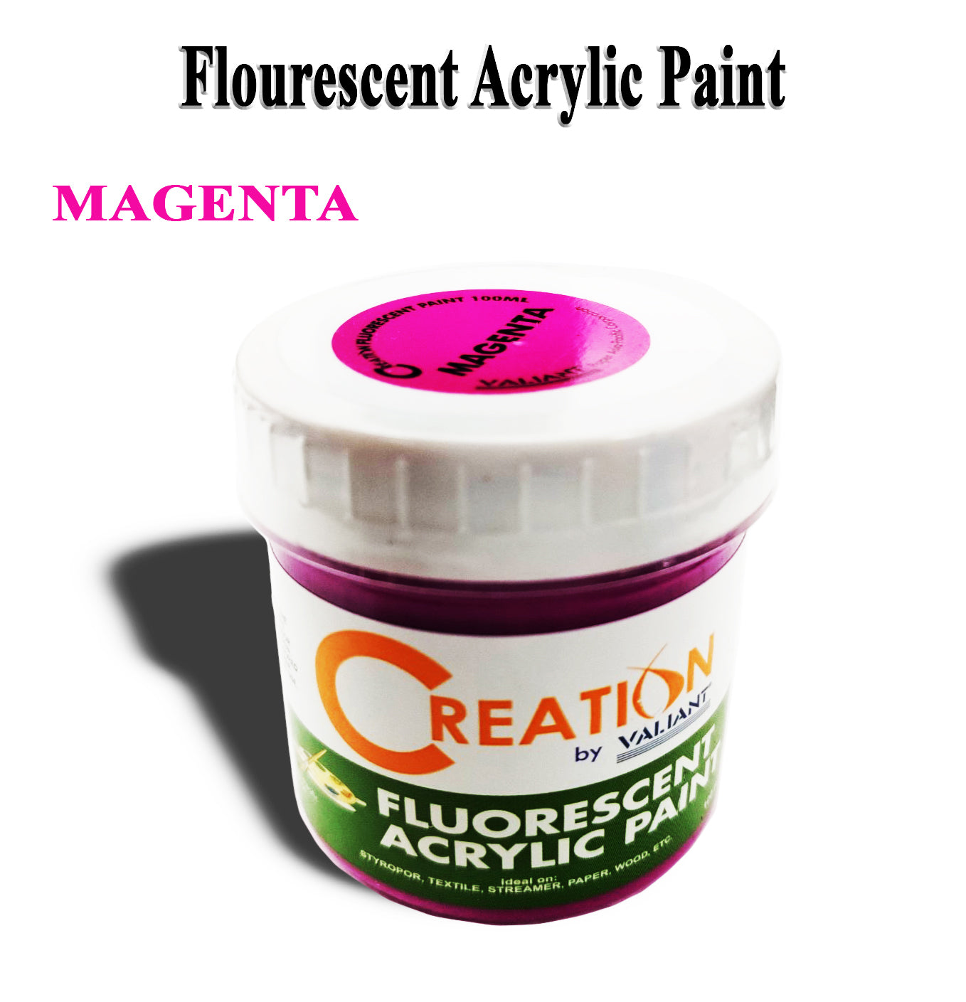 Creation Fluorescent Acrylic Paint 100ml