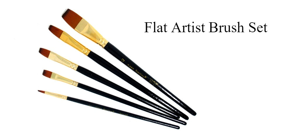 Professional Artist Brush Set Ideal for Water Colors, Oils and Acrylics