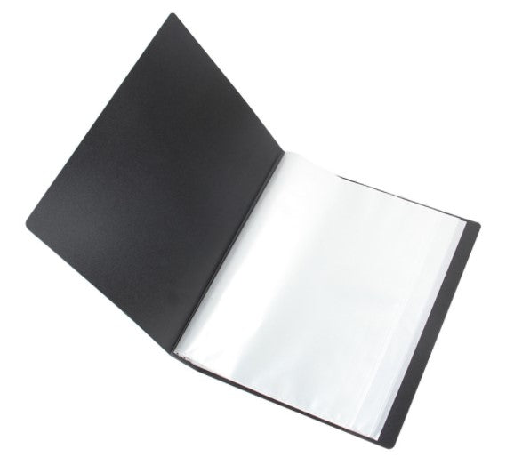 Office data display book plastic file folder with pocket Clear book Size A3 20pockets (Random Color)