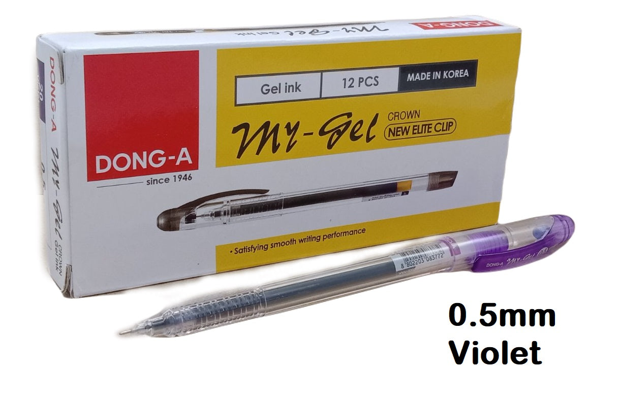 Dong-A My Gel Pen Crown New Elite Clip 0.5mm