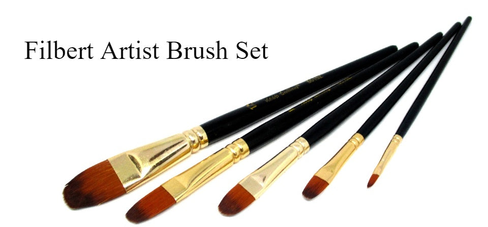 Professional Artist Brush Set Ideal for Water Colors, Oils and Acrylics