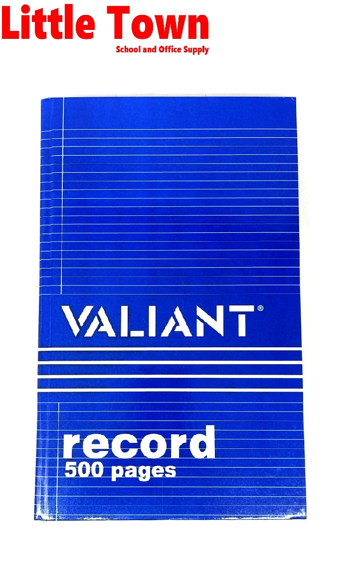 Valiant Record Book Notebook Hard Cover Big Record Book