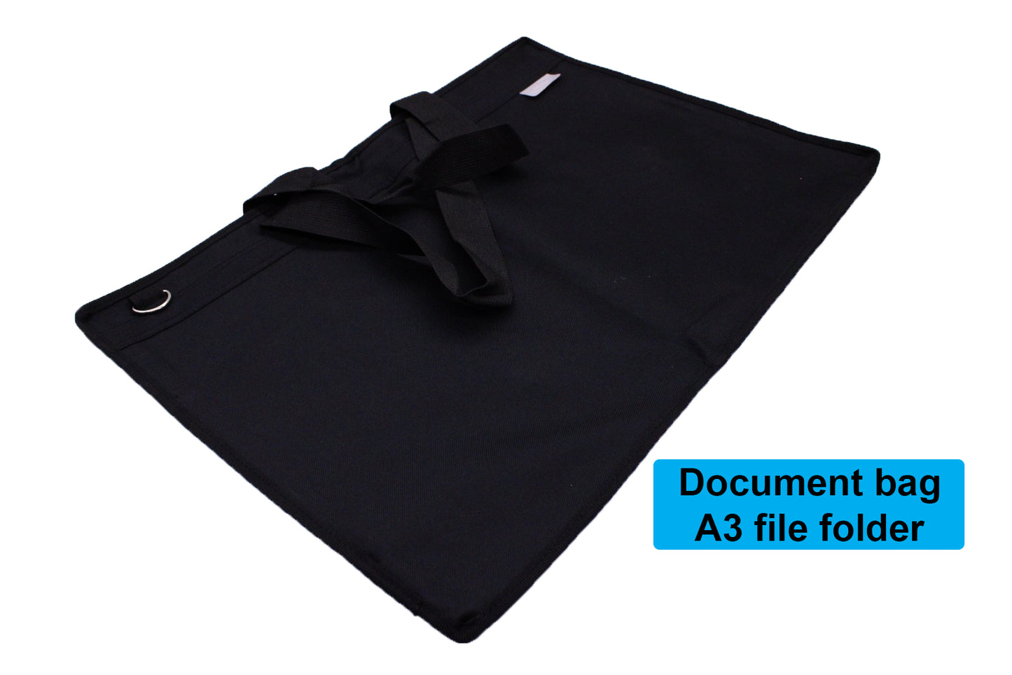 Documents Bags Portable Files folder case for Documents Filing  Arts filing (Black size A3)