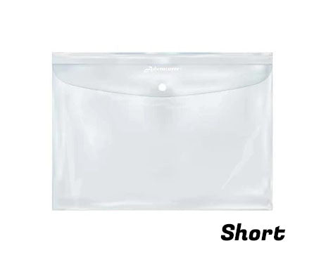 Plastic Envelope ordinary thin clear envelopes (Long & Short)