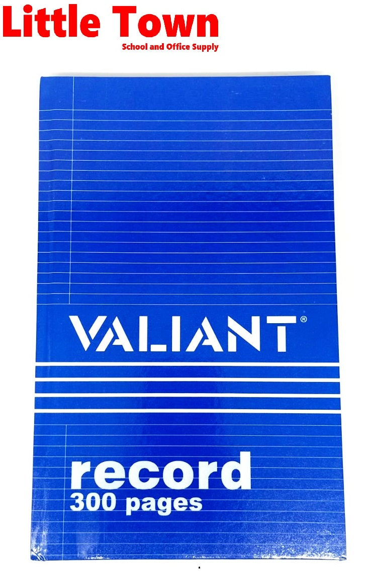 Valiant Record Book Notebook Hard Cover Big Record Book