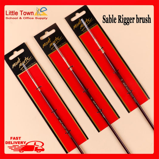 Mont Marte Artist Brush Premium Sable Rigger brush professional series