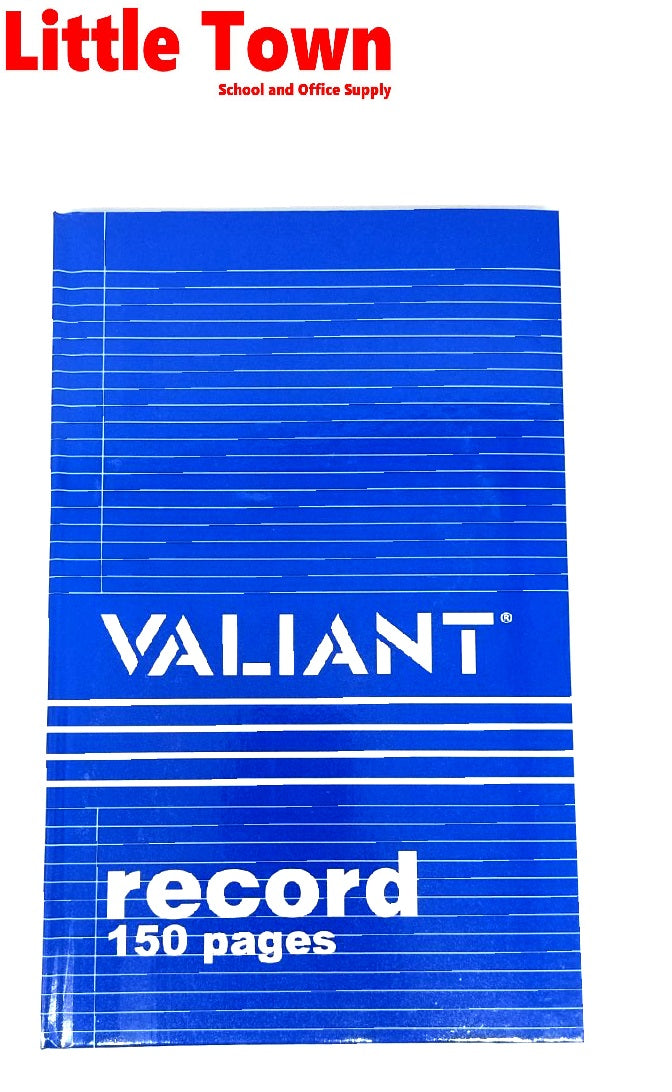 Valiant Record Book Notebook Hard Cover Big Record Book