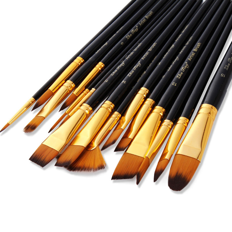 Professional Artist Brush Set Ideal for Water Colors, Oils and Acrylics