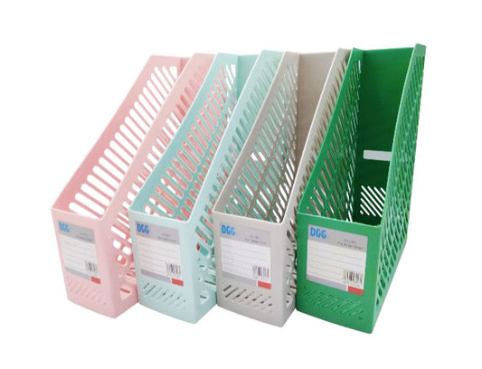 Single layer Plastic Magazine rack desktop storage file Random color (DGG) DG 2511