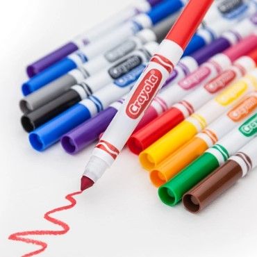 Crayola Markers 10's Color Classic Fine/Broad Line