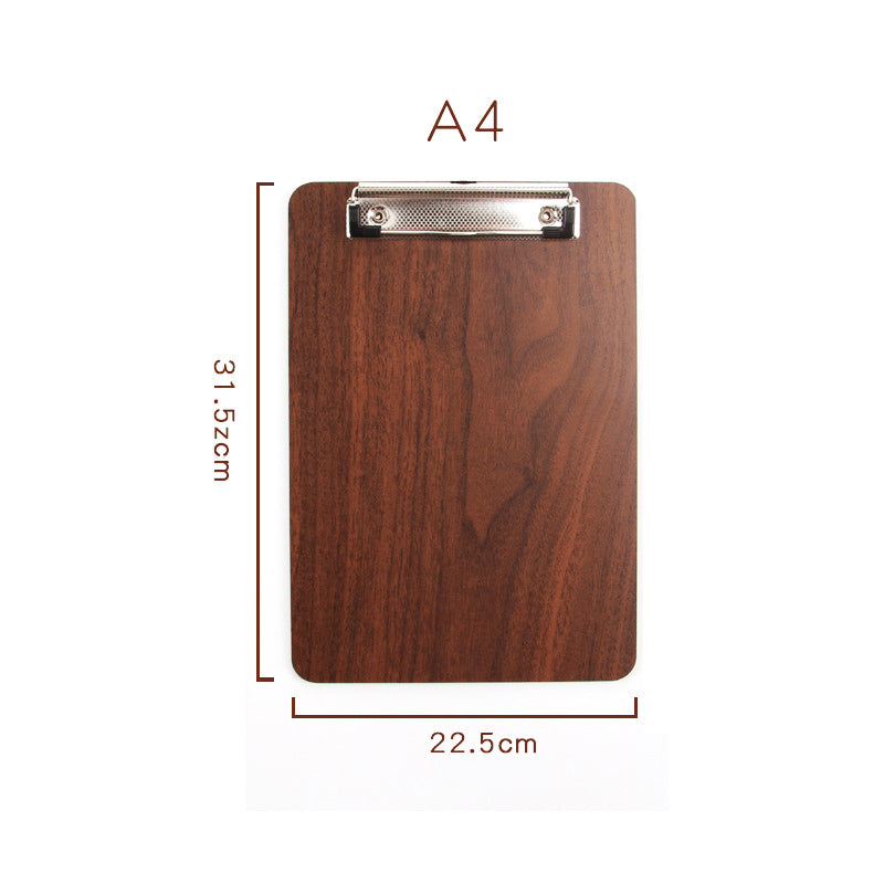 Wooden Clipboard with wood design and color A5 & A4 size (Random Color)