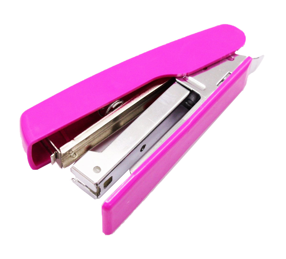 Dingli Office Stapler Comfortable grip 12 Sheets of 80g Paper Capacity Use#10 Staples (Random Color) DL-0220 (38387)