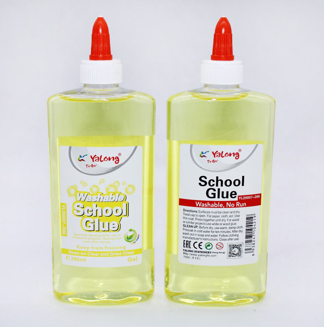 Yalong Washable School Glue 266ml (YL20007-266) 45909