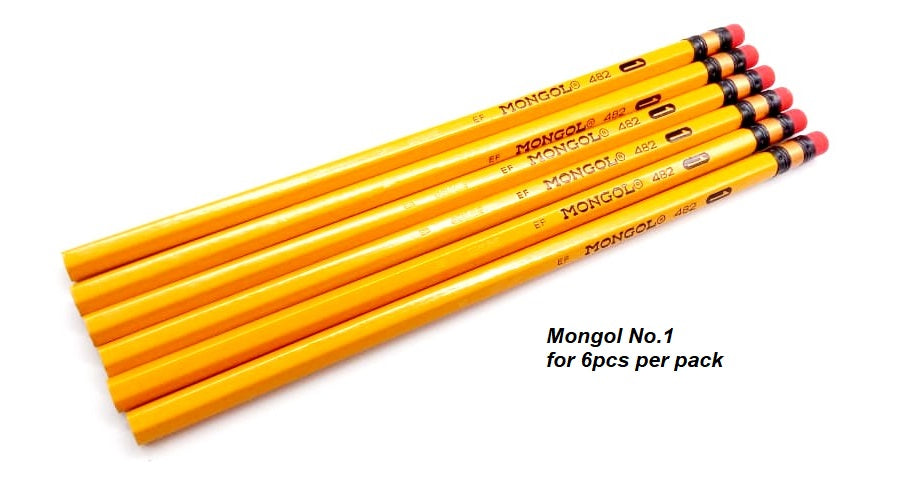 6pcs Mongol Writing Pencil Sketch Drawing pencils