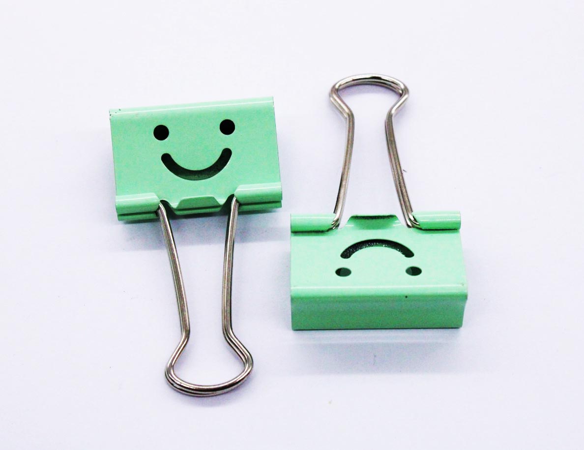 Dingli Binder clip smile design