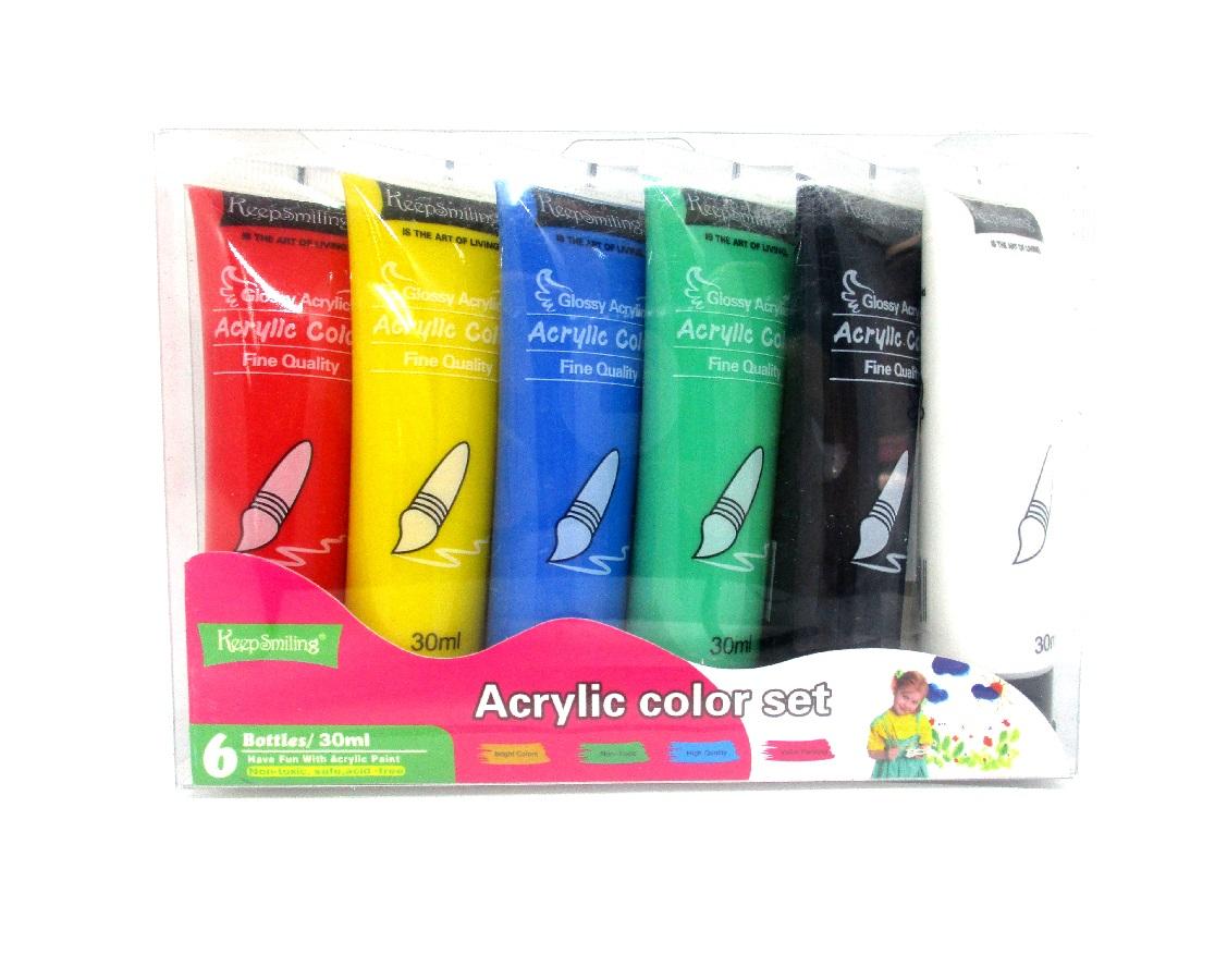 Keep Smiling Glossy Acrylic Color Set 7356A (KS)