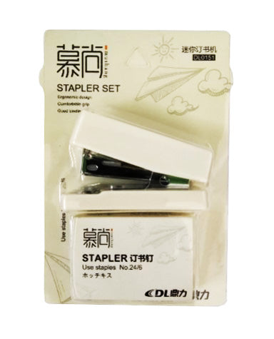 Dingli Mini Stapler Set Use staples DL0151 (48497) Random Color