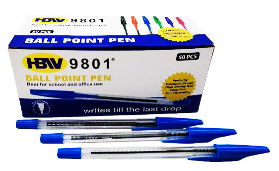 HBW 9801 Ball Point Pen Ballpen 12pcs