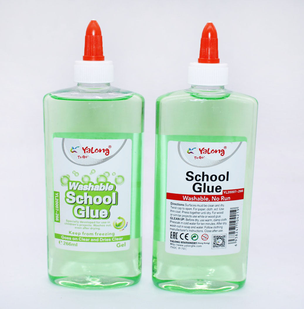 Yalong Washable School Glue 266ml (YL20007-266) 45909