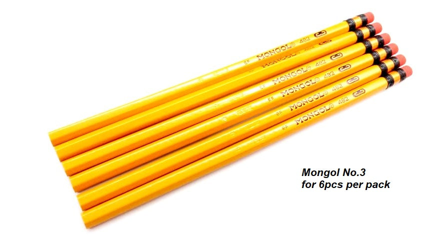 6pcs Mongol Writing Pencil Sketch Drawing pencils