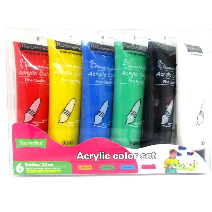 Keep Smiling Glossy Acrylic Color Set 7356A (KS)