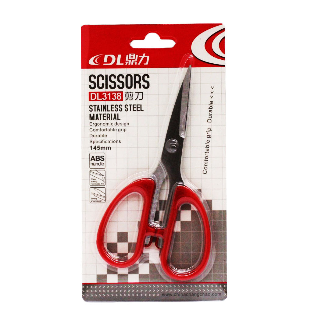 Dingli Scissors 14.5cm Stainless Steel Material Comfortable Grip Scissors DL3138