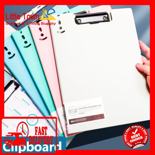 Dingli Lay-Open Pandding File Folder Writing Pad A4 Clipboard Document Holder Board