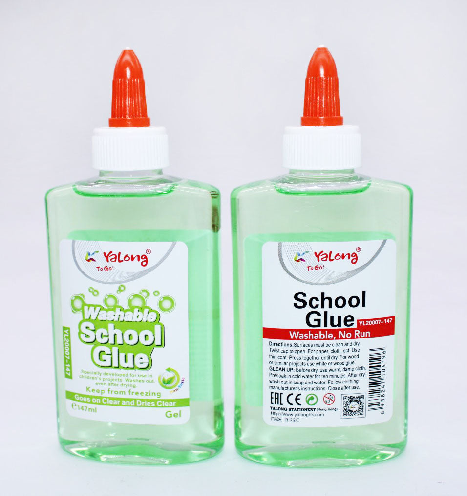 Yalong Washable School Glue 147ml Random Color (YL20007-147) 45908