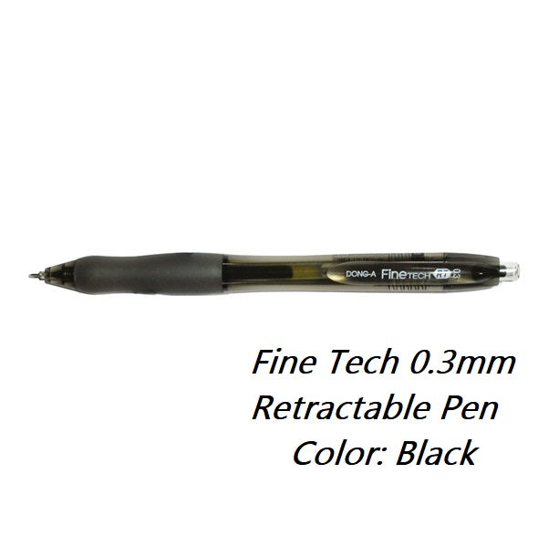 DONG-A FINE TECH RETRACTABLE PEN 0.3