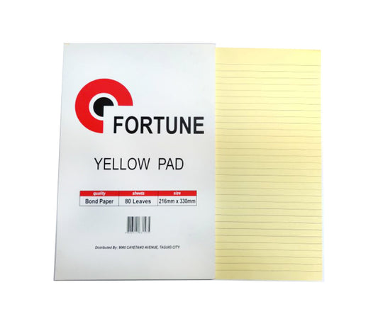 1 Pad Yellow Pad Paper Bond Paper 80 leaves