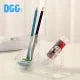 Multifunctional storage transparent pen holder / pen stand Random Color (DGG 8060)