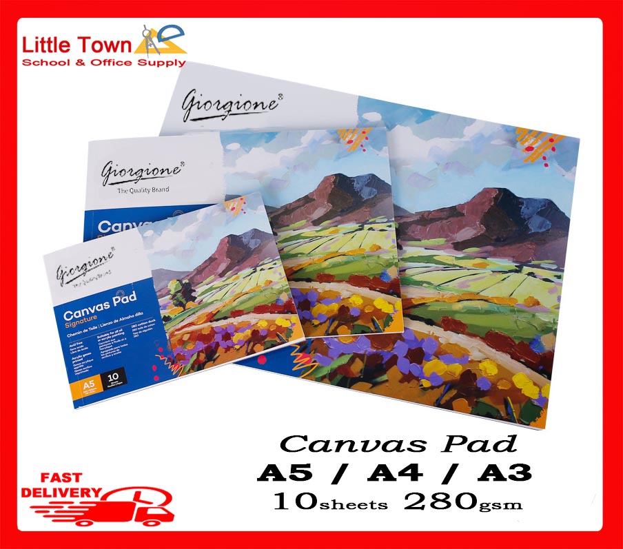 Signature Canvas Pad/Drawing Pad 10sheets / 280gsm