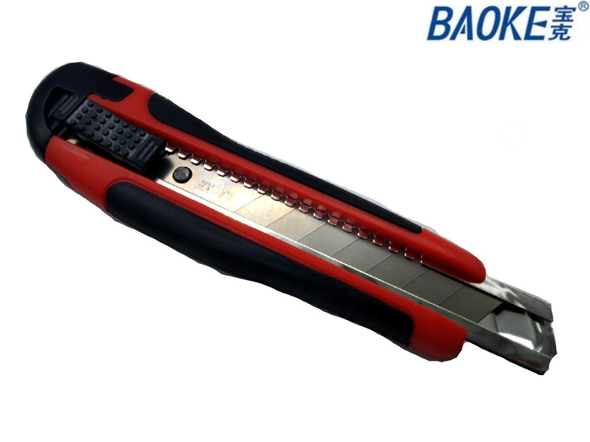 Baoke Utility Knife Large Cutter Blade 18mm Wide Blade Random Color