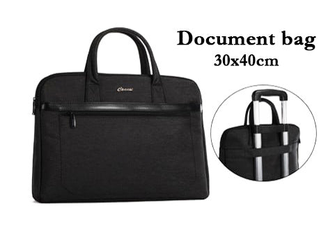 Portable Document Bag, Office Meeting Bag, Business Information Bag, Waterproof Briefcase Laptop Bag (Size: 30x40cm)