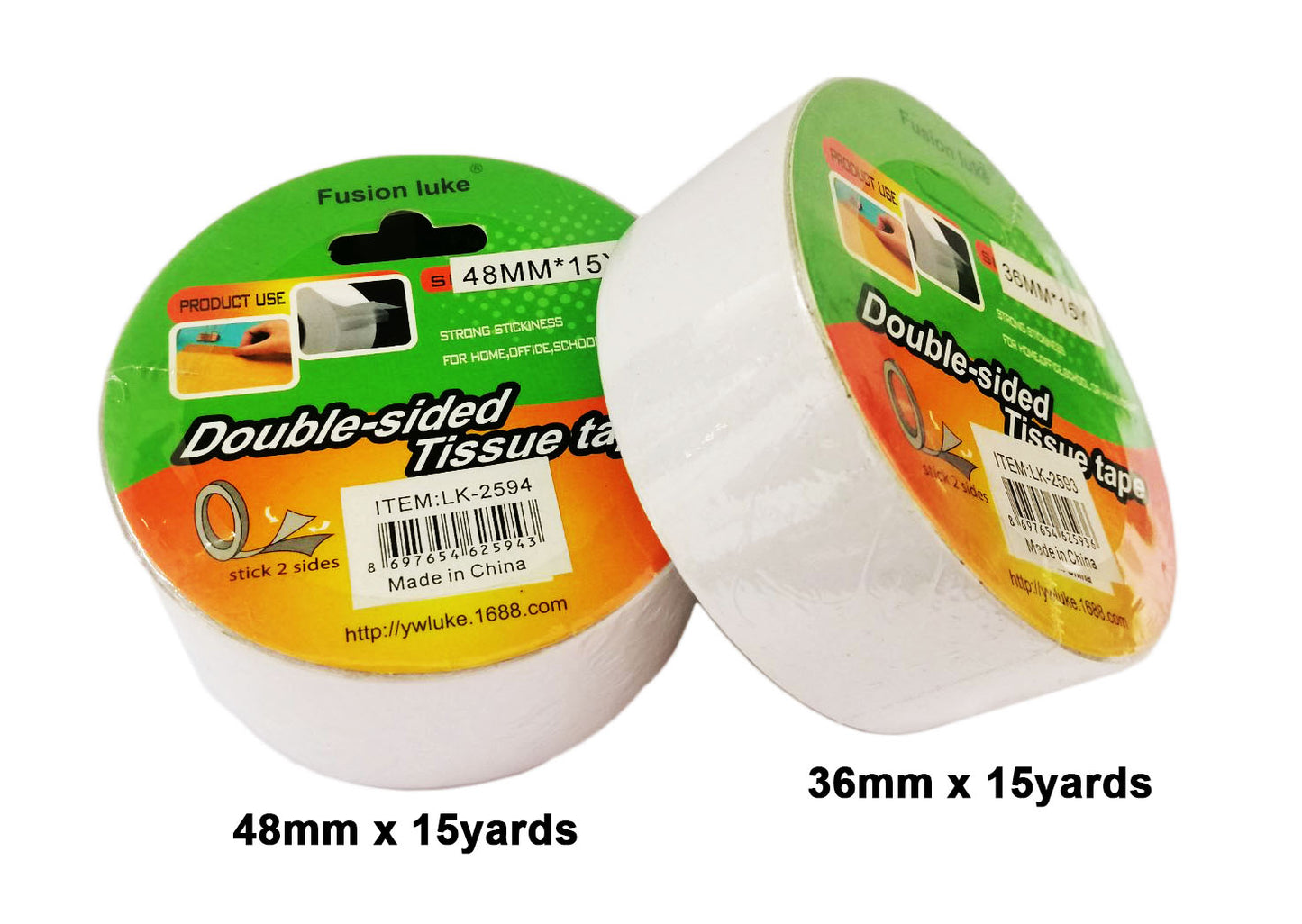 Luke Double-sided Tissue Tape 15yards 1Roll