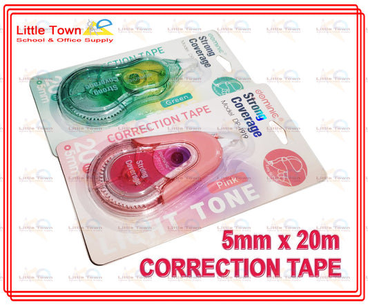Strong Coverage Correction Tape 5mm x 20m Random Design and Color