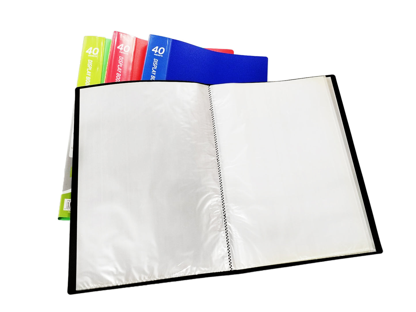 Clear Book Non-Refillable Presentation Display Book Size Long (Random Color) De Guang