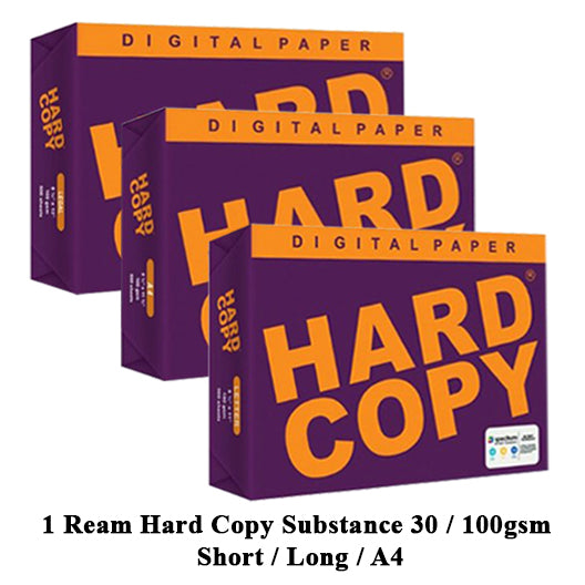 1 Ream Hard Copy 100gsm  Bond Paper Digital Paper Substance 30