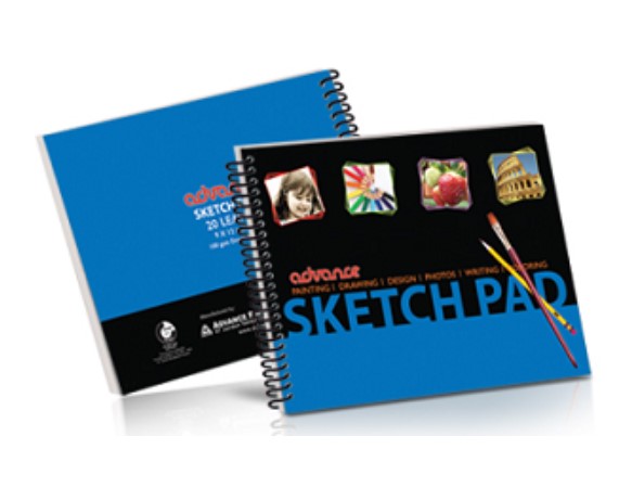 Advance Sketch pad 95gms 9x12 inches 25 sheets