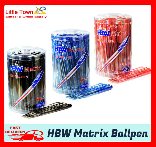 HBW Matrix Ballpen Rectractable pen 12pcs