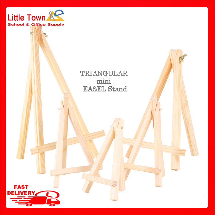 Triangular Easel,Wood Foldable Portable Painting Stand,Drawing Tripod,Postcard Holder as Students Artist Desk Decor Drawing Tool DIY Crafts Gift