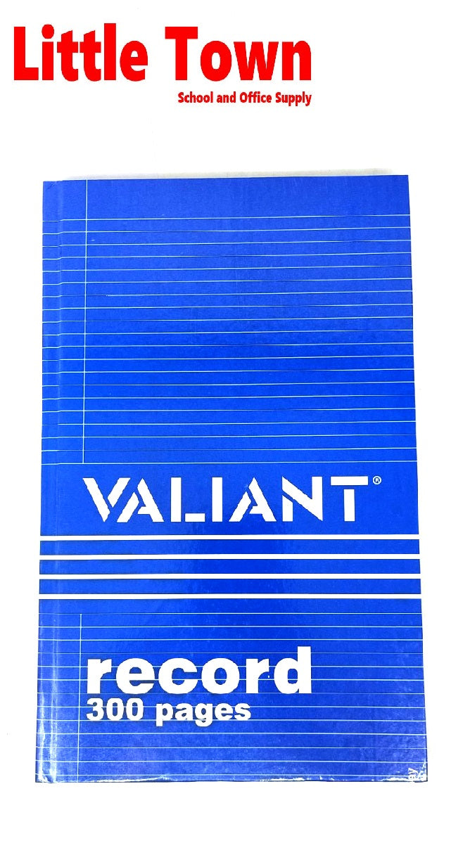 Valiant Record Book Notebook Hard Cover Big Record Book