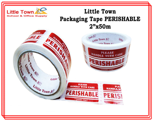 1 Roll Little Town Perishable Packaging Tape 2 X 50 Meters