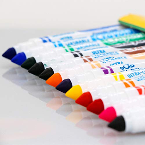 Crayola Ultra-Clean Washable Broad Line and Fine Line Markers 12's Assorted Color