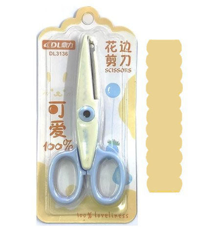 Dingli Art & Craft Creative Paper Edger Scissors Lace Scissors 13cm (Random Color) DL3136