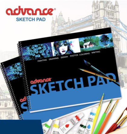 Advance Sketch pad 95gms 9x12 inches 25 sheets