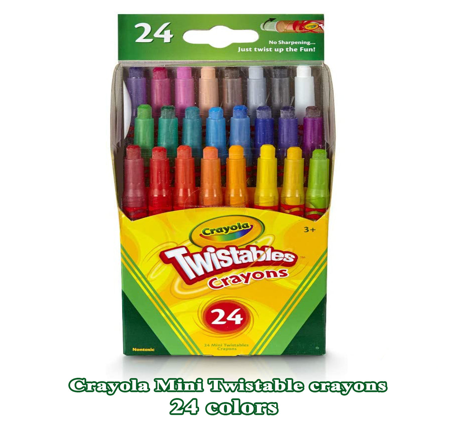 Crayola Mini Twistable Crayons 10colors and 24colors