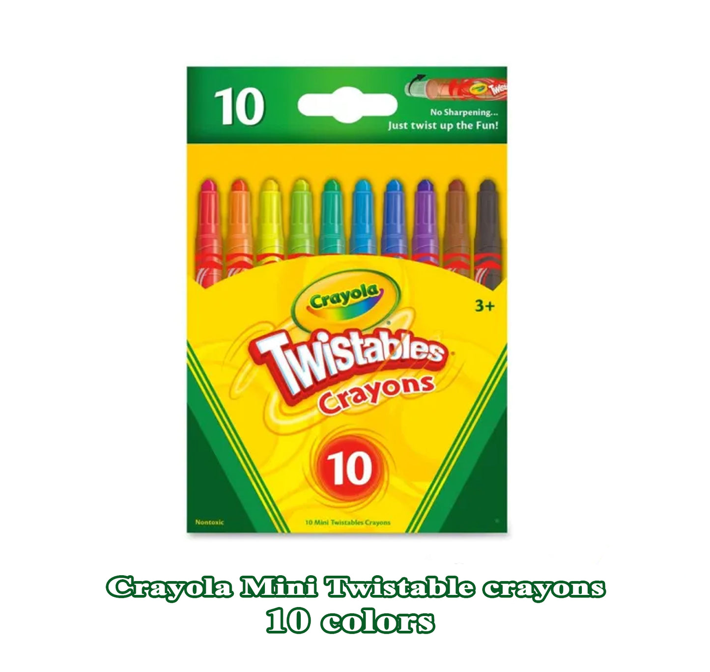 Crayola Mini Twistable Crayons 10colors and 24colors