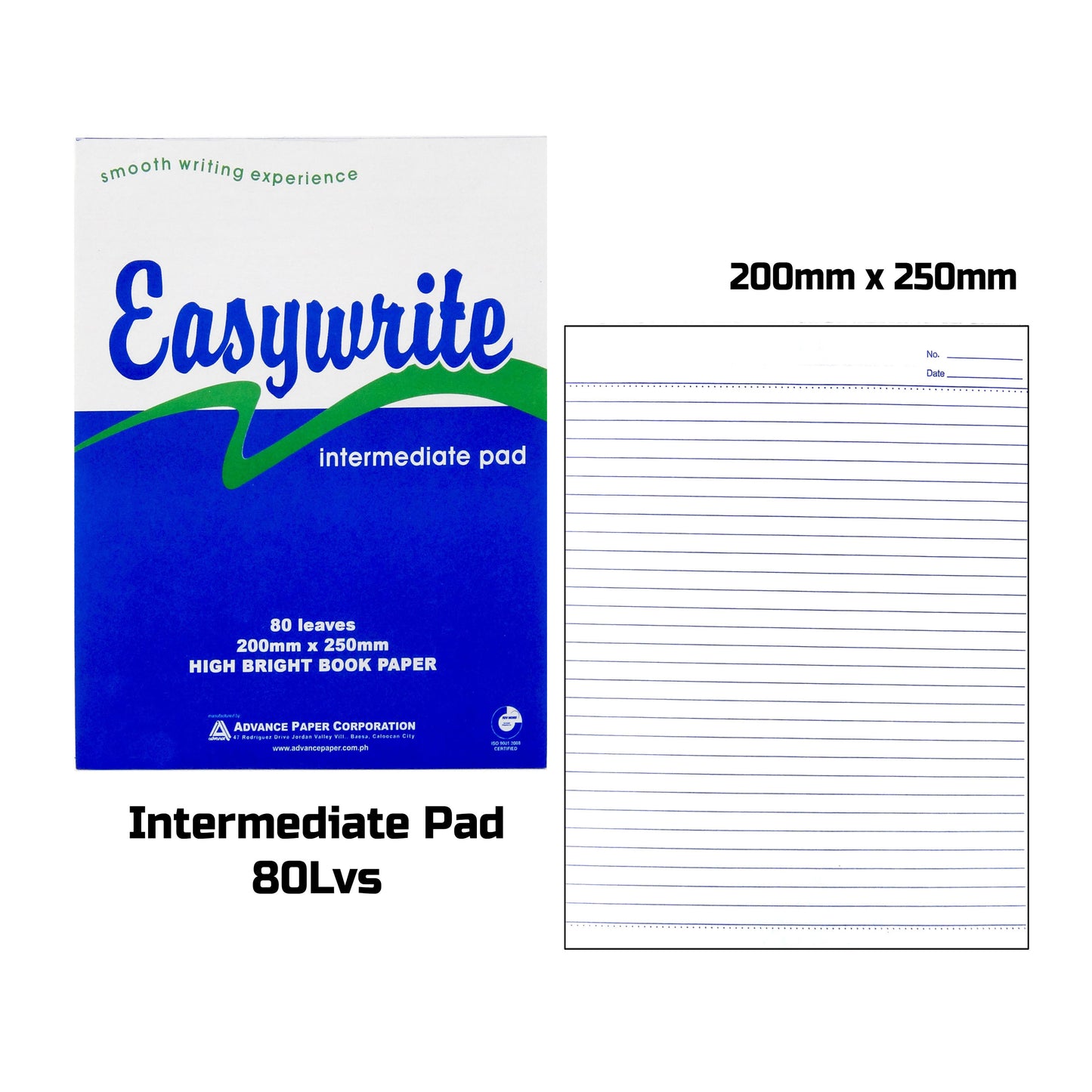 1Pad Easywrite pad paper 80Lvs